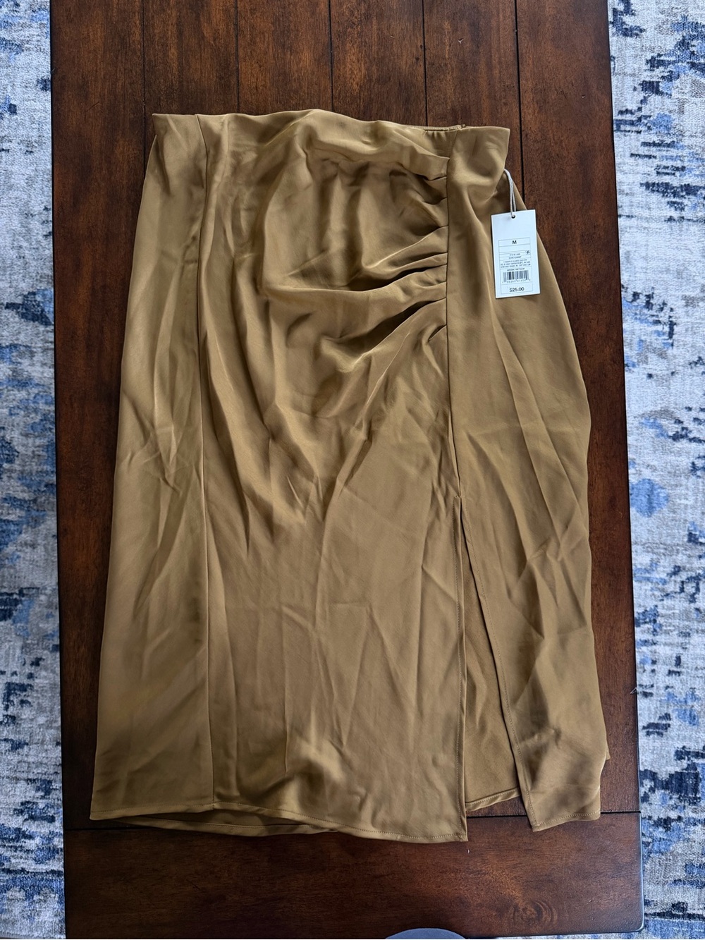Women's Satin Midi Skirt